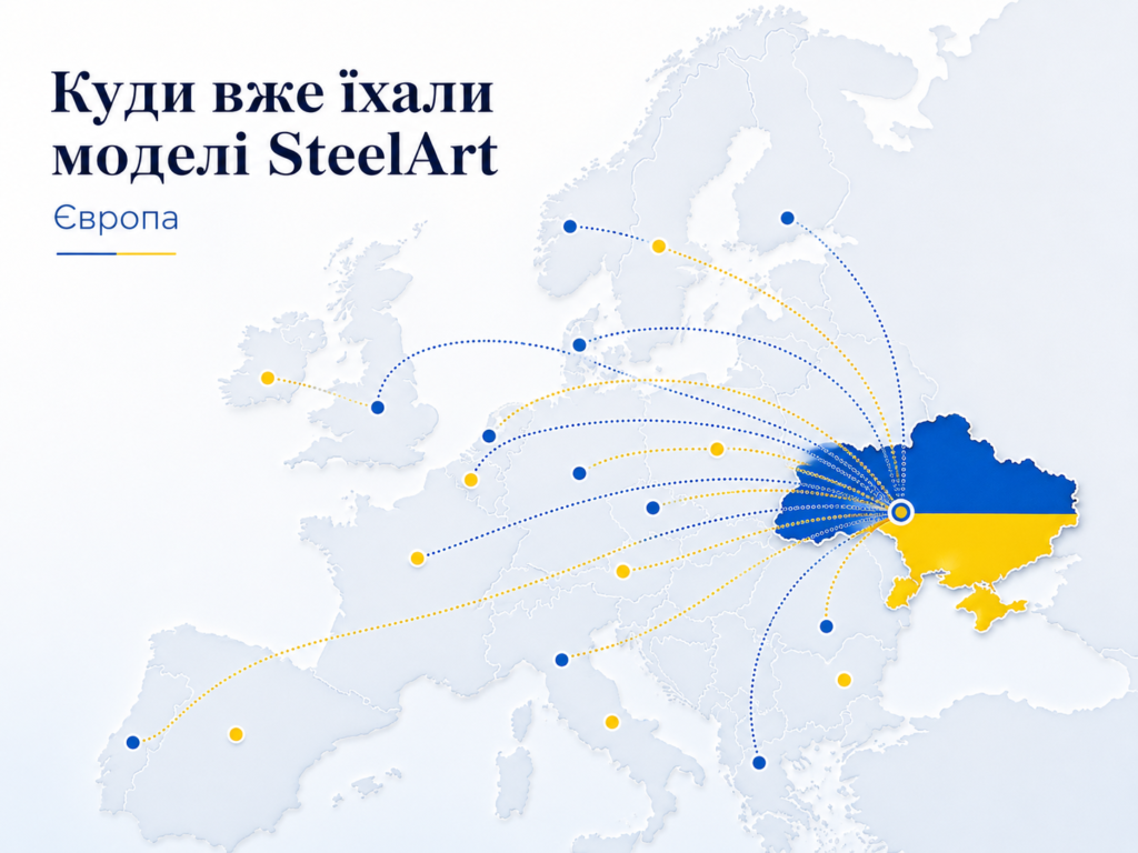 Куди вирушають моделі SteelArt